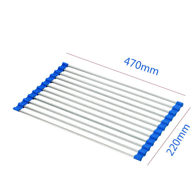 Roll-up Dish Drying Sink Rack