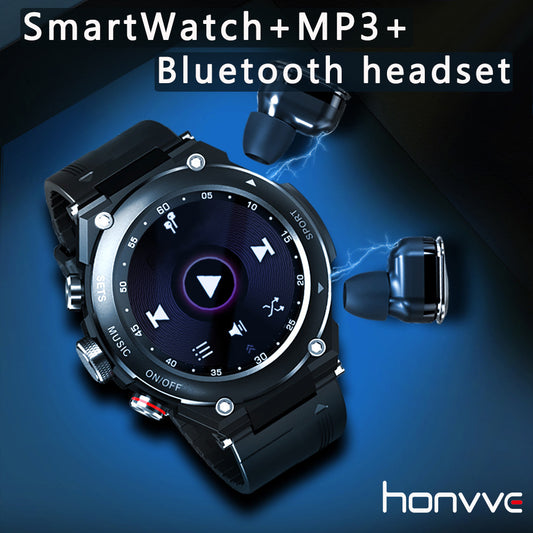 Smart Two-in-one Bluetooth Headphones Watch