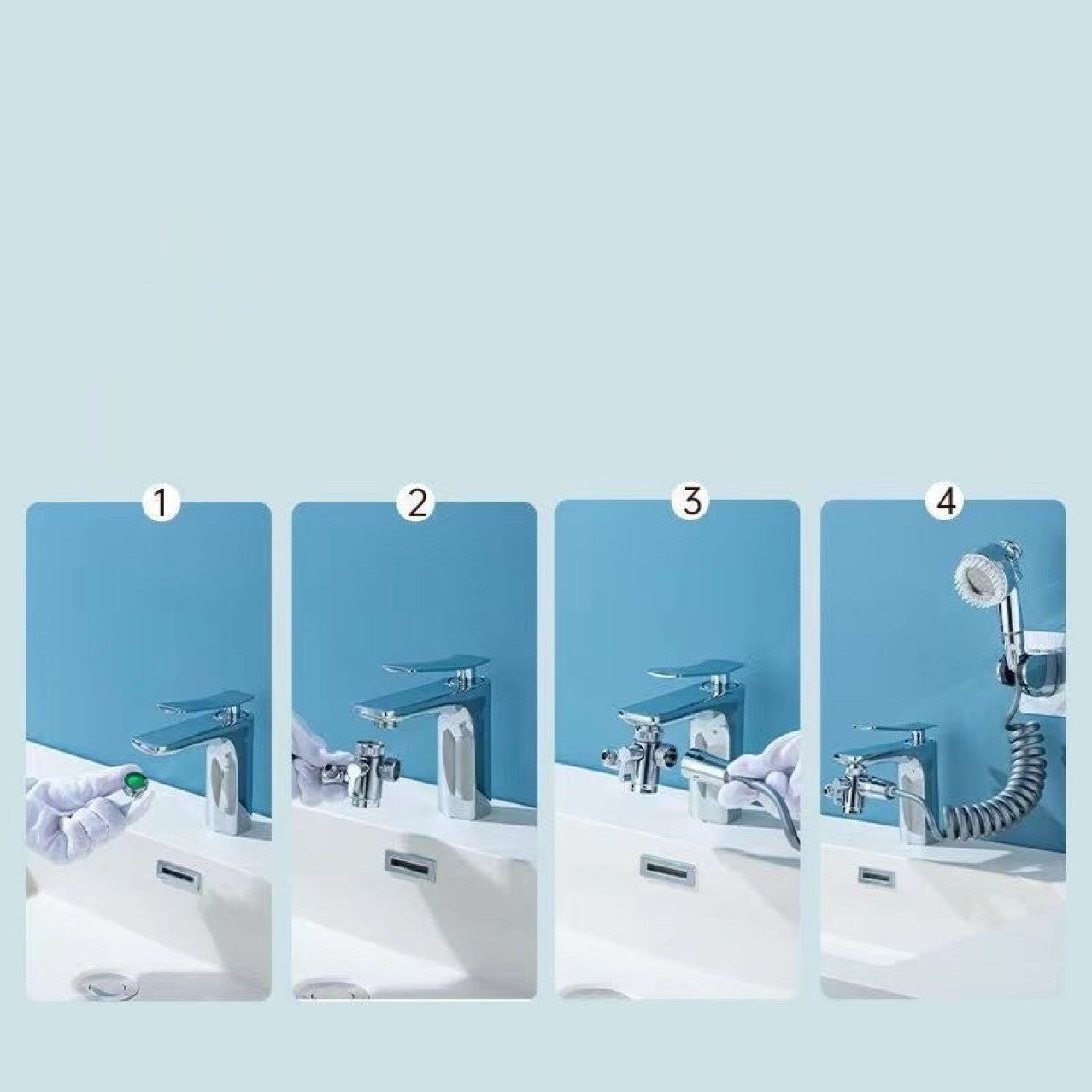 Multifunctional Faucet with Hand Shower