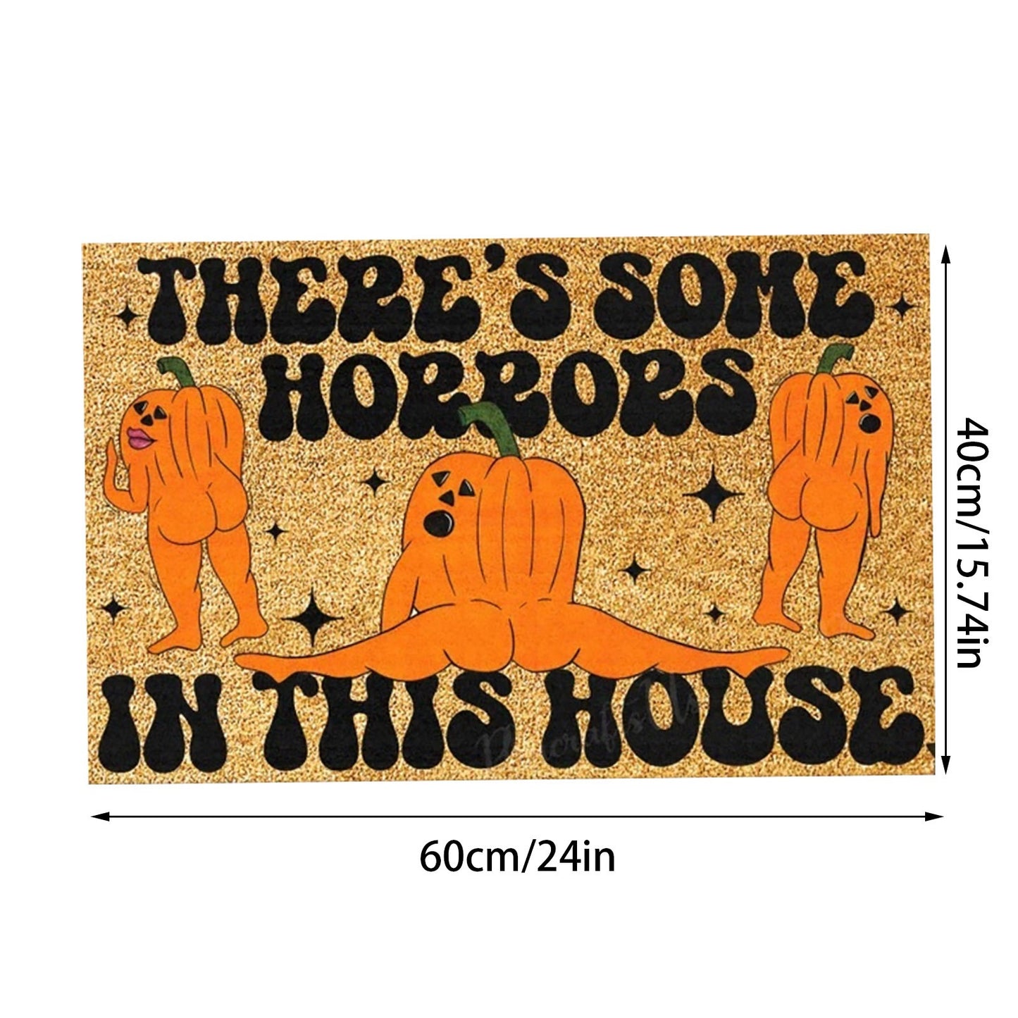 Horror Funny Doormat