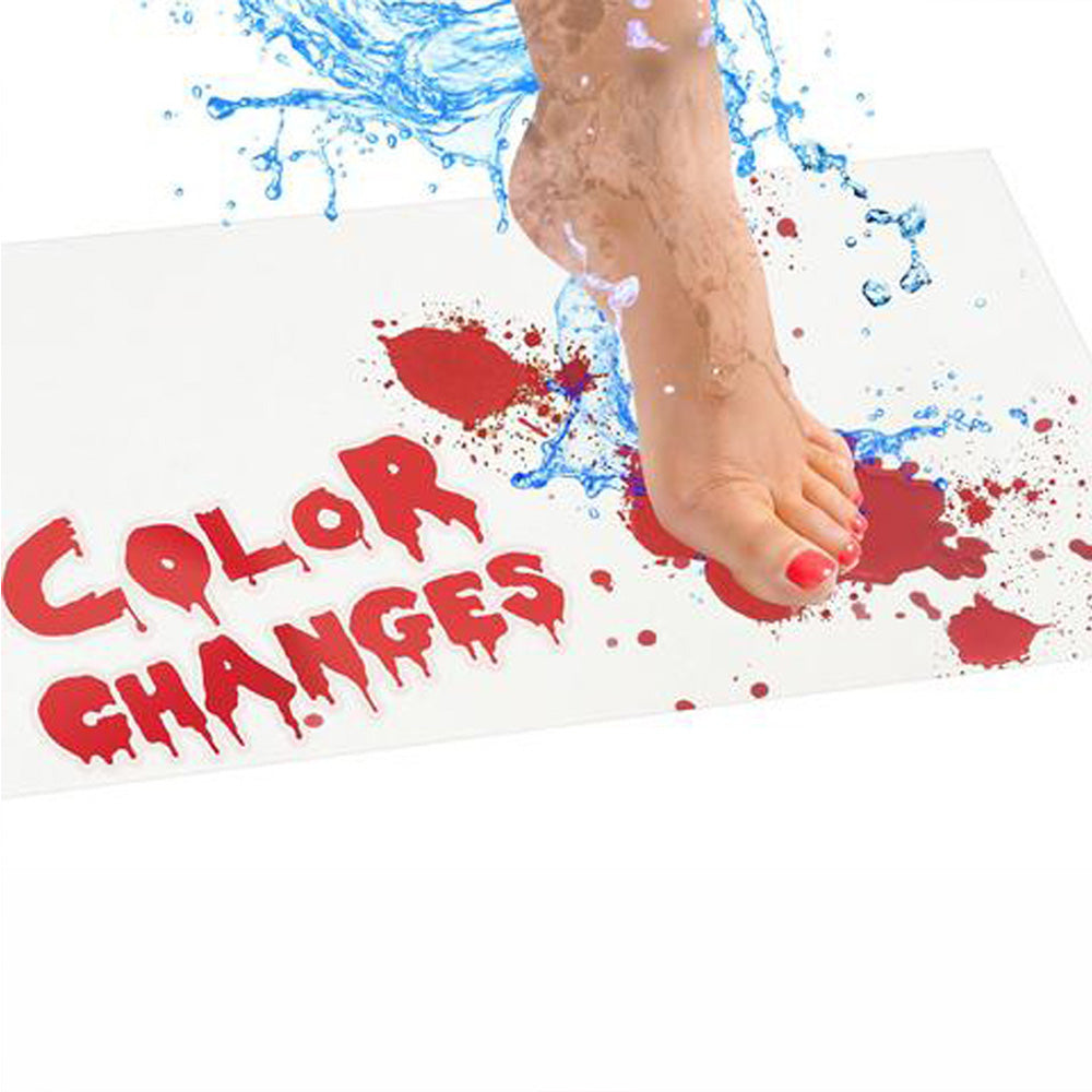Halloween Blood Color Changing Bath Mat