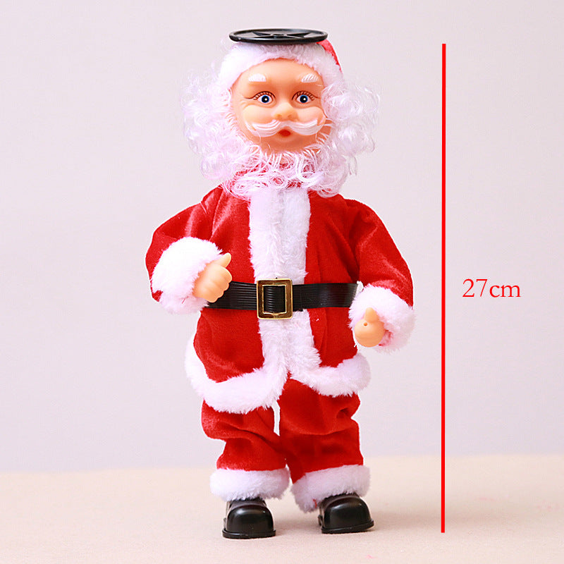 Electric Santa Claus Head Spin Toy