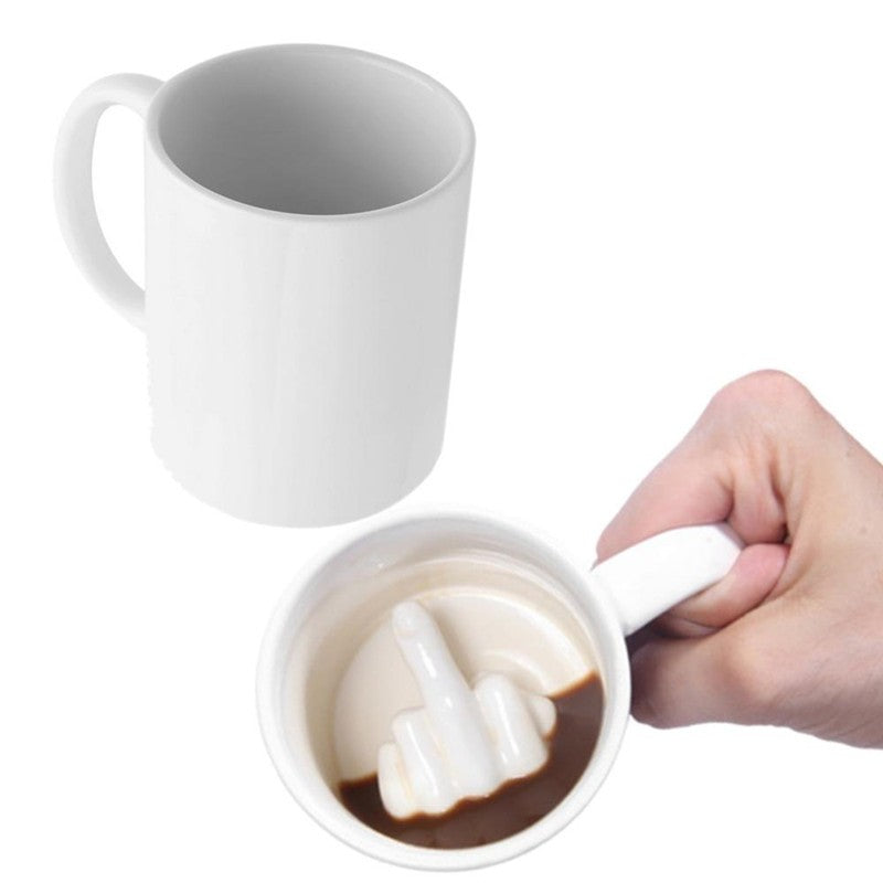 Middle-Finger Surprise Mug
