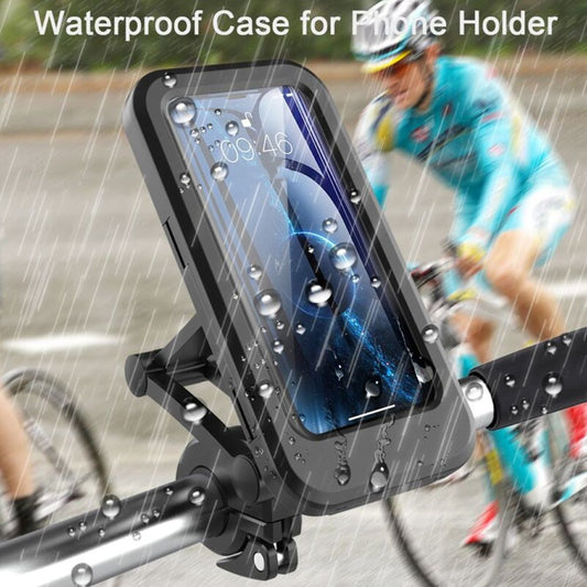 360° Waterproof Bicycle & Motorcycle Phone Holder